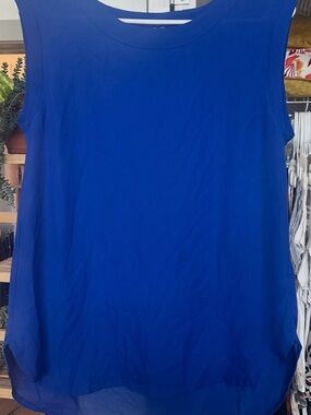 Sleeveless Blue Women’s Shell Top